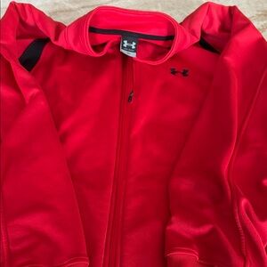 Under Armour Bold Red Zip-Up Jacket
